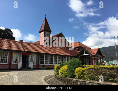 Post Gebäude wurde im Jahr 1894 von den Briten Gebaut. In der Stadt Nuwara Eliya, Sri Lanka. Stockfoto