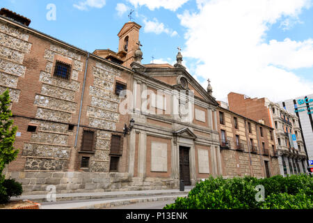 Das Kloster der barfüssigen Nonnen, Monasterio de las Desaclzas Reales, Plaza de las Descalzas, Madrid, Spanien. Mai 2018 Stockfoto