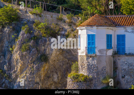 Szenerien von der wunderschönen Küste von Amalfi. So wie in der Chorus deldi des Meeres verloren zu gehen. Stockfoto