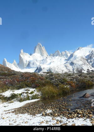 Cerro Torre Berg in Chalten Patagonien Argentinien Stockfoto