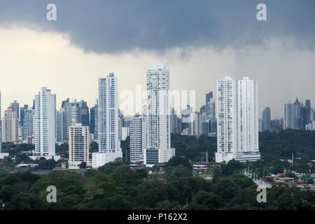 Panama City Skyline 2018 Stockfoto