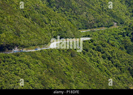 Rimutaka Hill Road, in der Nähe von Wellington, Nordinsel, Neuseeland Stockfoto