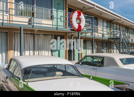 Lorraine Motel in Memphis, Tennessee, wo Martin Luther King, Jr. am 4. April 1968 ermordet wurde. (USA) Stockfoto