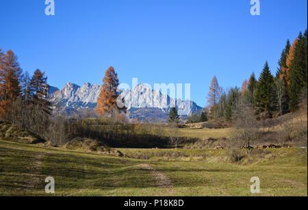 Der malerische Herbst Dolomiten Stockfoto