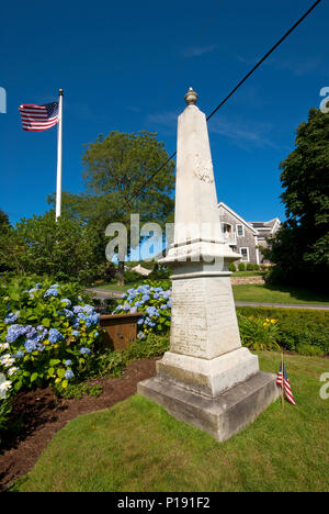 Civil War Memorial in Chatham, Barnstable County, Cape Cod, Massachusetts, USA Stockfoto