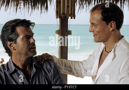 Original Film Titel: nach dem Sonnenuntergang. Englischer Titel: nach dem Sonnenuntergang. Regisseur: Brett Ratner. Jahr: 2004. Stars: PIERCE BROSNAN; Woody Harrelson. Quelle: New Line Cinema/WILSON, GLEN/Album Stockfoto