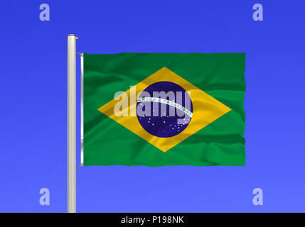 Flagge Brasilien Flagge von Brasilien