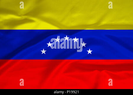 Flagge Venezuela Flagge von Venezuela Stockfoto