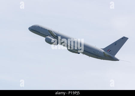 Boeing 757-2 K2 militärische Transportflugzeuge von 40 Squadron Royal New Zealand Air Force, die it globale strategische Luftbrücke zur Verfügung zu stellen Stockfoto