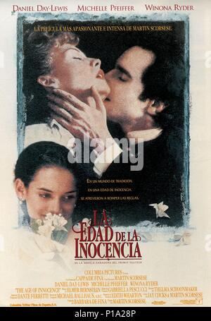 Original Film Titel: DIE ZEIT DER UNSCHULD. Englischer Titel: DIE ZEIT DER UNSCHULD. Regisseur: Martin Scorsese. Jahr: 1993. Quelle: Columbia Pictures/Album Stockfoto
