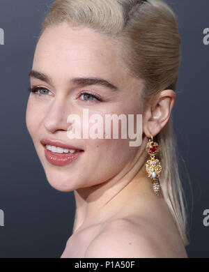 Premiere von Disney Pictures und Lucasfilm's 'Solo: ein Star Wars Story' Mit: Emilia Clarke Wo: Hollywood, California, United States Wenn: 10. Mai 2018 Credit: FayesVision/WENN.com Stockfoto