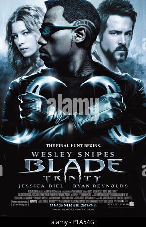 Original Film Titel: Blade: Trinity. Englischer Titel: BLADE TRINITY. Regisseur: David S. über das Web. Jahr: 2004. Quelle: New Line Cinema/Album Stockfoto