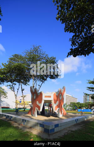 Ein Drache design Spielplatz am Toa Payoh, Singapur Stockfoto