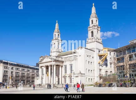 Yorkshire England Leeds Yorkshire England Leeds Civic Hall Gehäuse Stadt Leeds Leeds City Centre Offices Yorkshire England uk gb Europa Stockfoto