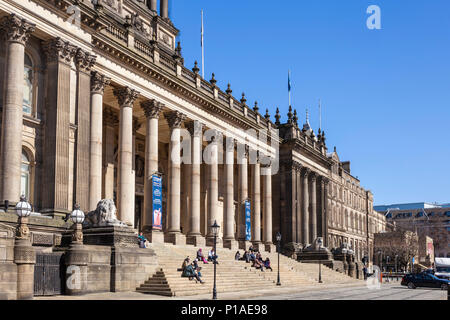 Leeds Rathaus headrow Zentrum der Stadt Leeds Yorkshire England Rathaus leeds Yorkshire England England uk gb Europa Stockfoto