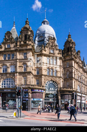 Yorkshire England Leeds Yorkshire England Leeds kirkgate Markt Markthalle kirkgate Zentrum der Stadt Leeds Leeds in England gb Europa Stockfoto