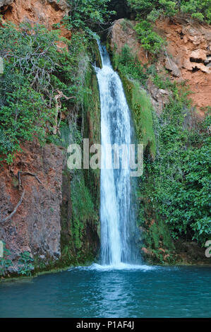 Queda do Vigario Wasserfall in Alte. Algarve, Portugal Stockfoto