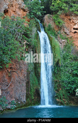 Queda do Vigario Wasserfall in Alte. Algarve, Portugal Stockfoto