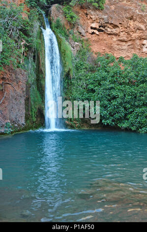 Queda do Vigario Wasserfall in Alte. Algarve, Portugal Stockfoto