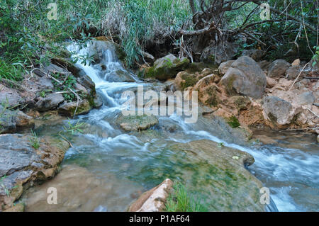 Queda do Vigario Wasserfall in Alte. Algarve, Portugal Stockfoto