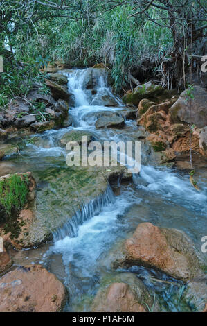 Queda do Vigario Wasserfall in Alte. Algarve, Portugal Stockfoto