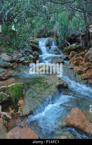 Queda do Vigario Wasserfall in Alte. Algarve, Portugal Stockfoto