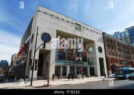 Jean-Noel Desmarais Pavillon des Montrealer Museum der Feinen Künste, entworfen vom Architekten Moshe Safdie. Stockfoto