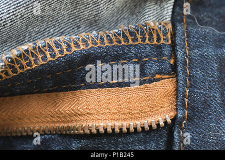 Detail einer Jeans, Bild einer Stockfoto