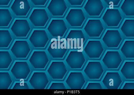 Hintergrund mit bunten sechseckiger geometrischer Elemente. Vector Illustration. Stock Vektor