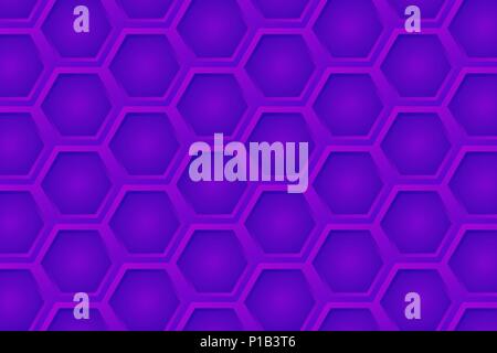 Hintergrund mit bunten sechseckiger geometrischer Elemente. Vector Illustration. Stock Vektor