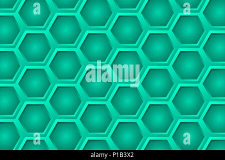 Hintergrund mit bunten sechseckiger geometrischer Elemente. Vector Illustration. Stock Vektor