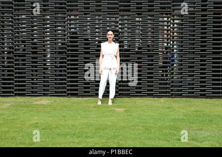 Serpentine Pavillon von Frida Escobedo, 15. Juni - 7. Oktober 2018 Stockfoto