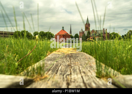 Stadtbild von Fort Stanwix Stockfoto