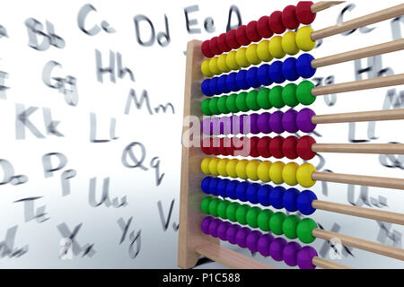 Abbildung: Spielzeug abacus Stockfoto