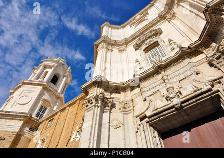 Kathedrale von Cádiz in Andalusien, Spanien. Stockfoto