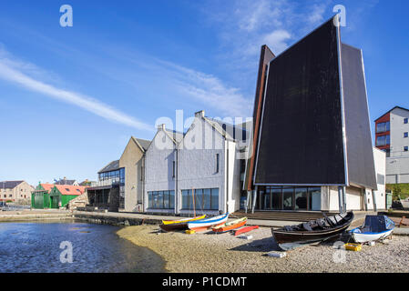 Shetland Museum & Archive/Shetland Museum und Archiv at Hay's Dock, Lerwick, Shetlandinseln, Schottland, UK Stockfoto