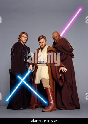 Original Film Titel: Star Wars: Episode III - Die Rache der Sith. Englischer Titel: Star Wars: Episode III - Die Rache der Sith. Regisseur: George Lucas. Jahr: 2005. Stars: Samuel L. Jackson; Hayden Christensen und Ewan MCGREGOR. Credit: LUCASFILM/HAMSHERE, Keith / Album Stockfoto