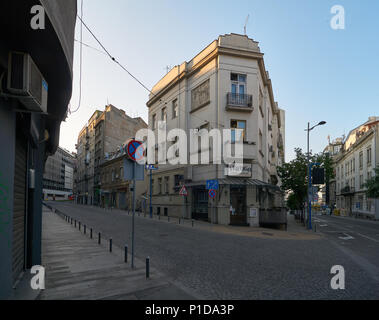 Belgrad, Serbien - Mai 03, 2018: in der Früh auf carice Milice Straße Stockfoto
