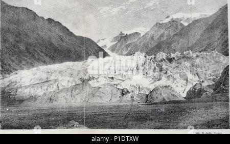 "Geologie der Provinzen Canterbury und Westland, Neuseeland, einen Bericht erstellt, der die Ergebnisse der amtlichen Erkundungen' (1879) Stockfoto