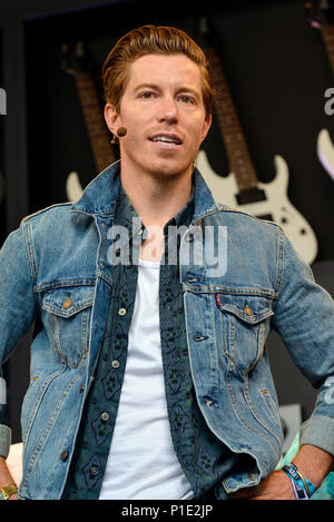 Napa Valley, Kalifornien, 25. Mai 2018, Shaun White an die 2018 BottleRock Festival in Napa, Kalifornien, Kredit: Ken Howard/Alamy leben Nachrichten Stockfoto