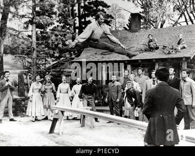 Original Film Titel: sieben Bräute für sieben Brüder. Englischer Titel: sieben Bräute für sieben Brüder. Regisseur: Stanley Donen. Jahr: 1954. Stars: Matt MATTOX. Credit: M.G.M/Album Stockfoto