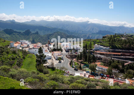 Artenara, Gran Canaria, Kanarische Inseln, Spanien Stockfoto