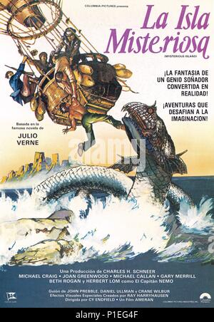 Original Film Titel: geheimnisvolle Insel. Englischer Titel: geheimnisvolle Insel. Regisseur: CY ENDFIELD. Jahr: 1961. Quelle: Columbia Pictures/Album Stockfoto
