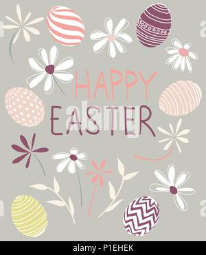 Floral background, Ostern Stock Vektor