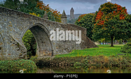 Europa, Schottland, Vereinigtes Königreich, England, Landschaft, Stirling Bridge,, Europa, Schottland, Grossbritannien, Landschaft Stockfoto