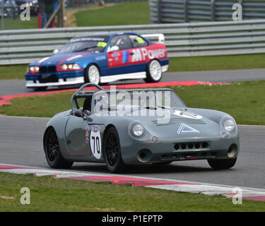 Stuart Daburn, TVR Tuscan Challenge, moderne Klassiker, Nextec Puma Cup, CSCC, Snetterton Rennstrecke, Snetterton, Norfolk, England, Samstag, 7. Stockfoto