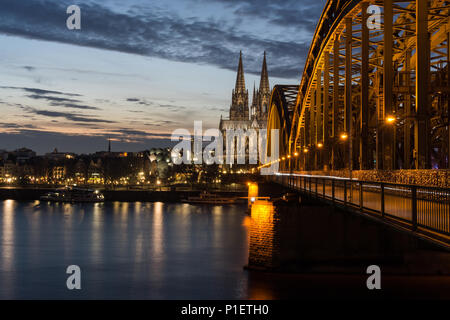 Köln ist die bevölkerungsreichste Stadt des Landes Nordrhein-Westfalen sowie die viertgrößte Stadt in Deutschland., Köln ist-sterben bevölkerungsreic Stockfoto
