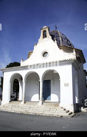 Spanien - Valencia autonome Region-Vinalopó (Kreis) - Alicante. Monóvar/Monòver; Ermita de Santa Bárbara. Stockfoto