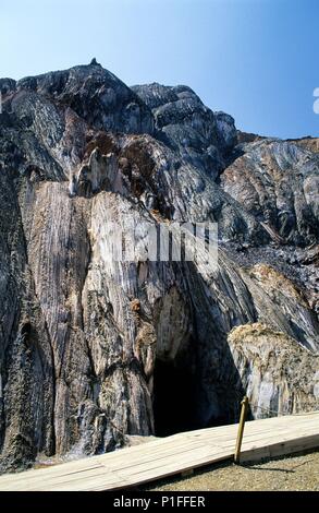 Spanien - Katalonien - Bagés (Kreis) - Barcelona. Cardona, Minas de Sal. Stockfoto