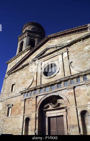 Spanien - Katalonien - Priorat (Bezirk) - TARRAGONA. Ulldemolins; die Iglesia de Sant Jaume (renacentista). Stockfoto